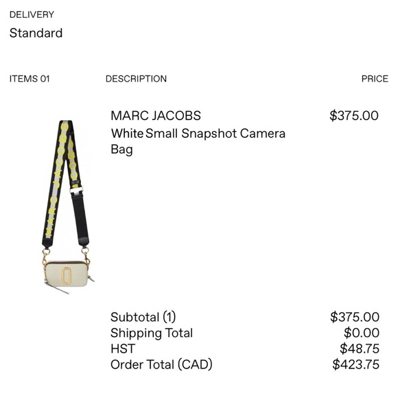 (SOLD) Marc Jacobs Snapshot Bag - Picture 3 of 12